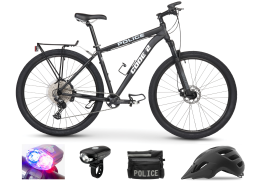 CODE BIKES - Code 2 29er Police Mountain Bike with Lights Bag and Helmet